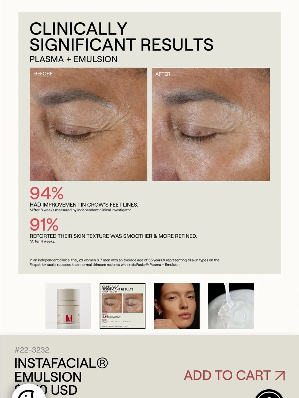 Moisturizing Emulsion — Cream with Red Accent